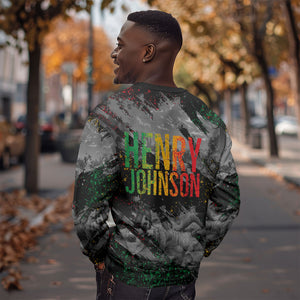 Henry Johnson Black History Month Sweatshirt Harlem Hellfighters Pan African Grunge Art