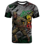 Henry Johnson Black History Month T shirt Harlem Hellfighters Pan African Grunge Art