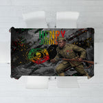 Henry Johnson Black History Month Tablecloth Harlem Hellfighters Pan African Grunge Art
