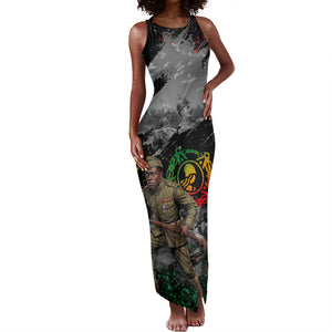Henry Johnson Black History Month Tank Maxi Dress Harlem Hellfighters Pan African Grunge Art