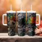 Henry Johnson Black History Month Tumbler With Handle Harlem Hellfighters Pan African Grunge Art
