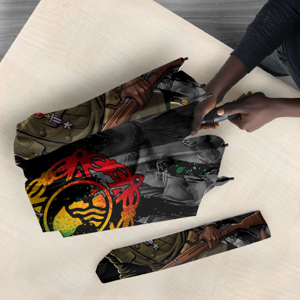 Henry Johnson Black History Month Umbrella Harlem Hellfighters Pan African Grunge Art