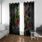 Henry Johnson Black History Month Window Curtain Harlem Hellfighters Pan African Grunge Art