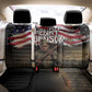 Henry Johnson Black History Month Back Car Seat Cover Distressed US Flag American Hero Portrait