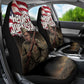 Henry Johnson Black History Month Car Seat Cover Distressed US Flag American Hero Portrait