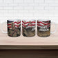 Henry Johnson Black History Month Ceramic Mug Distressed US Flag American Hero Portrait