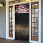 Henry Johnson Black History Month Door Cover Distressed US Flag American Hero Portrait