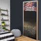Henry Johnson Black History Month Door Cover Distressed US Flag American Hero Portrait