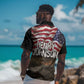 Henry Johnson Black History Month Hawaiian Shirt Distressed US Flag American Hero Portrait