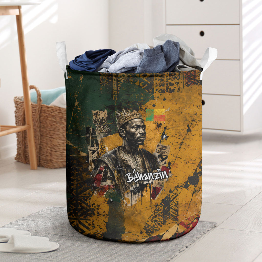 Benin Independence Day King Behanzin Laundry Basket Dahomey Amazons National Motto
