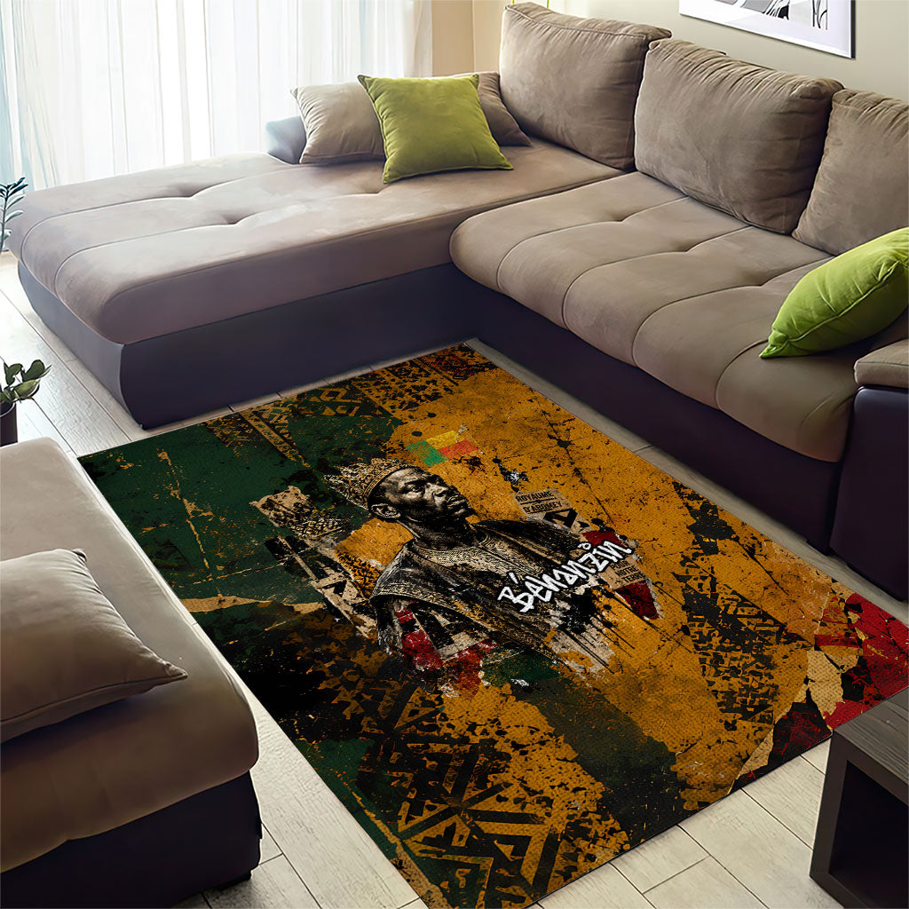 Benin Independence Day King Behanzin Area Rug Dahomey Amazons National Motto