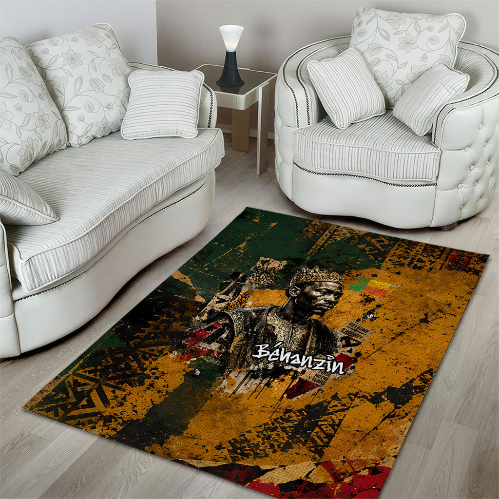 Benin Independence Day King Behanzin Area Rug Dahomey Amazons National Motto