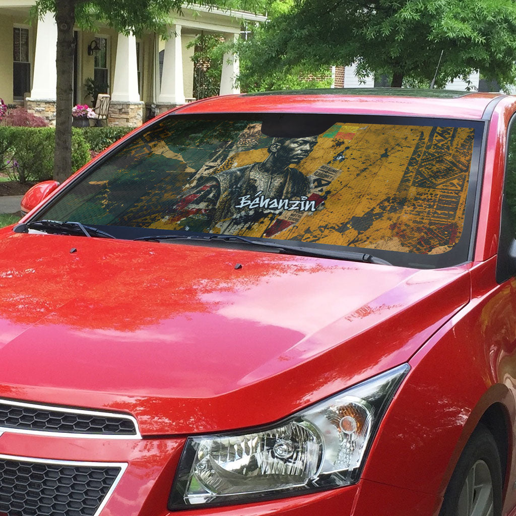 Benin Independence Day King Behanzin Auto Sun Shade Dahomey Amazons National Motto