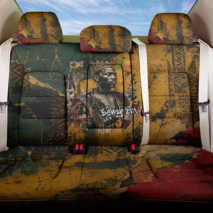 Benin Independence Day King Behanzin Back Car Seat Cover Dahomey Amazons National Motto