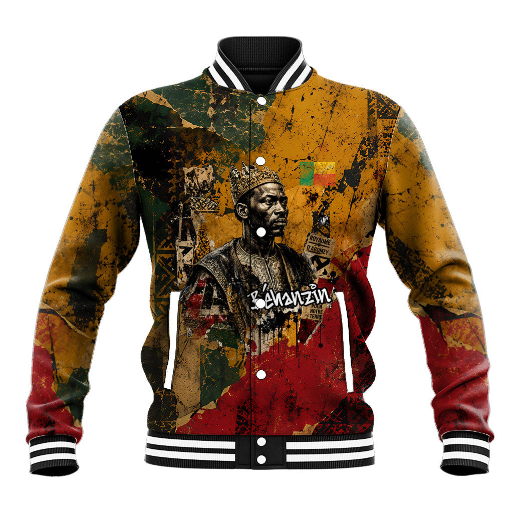 Benin Independence Day King Behanzin Baseball Jacket Dahomey Amazons National Motto
