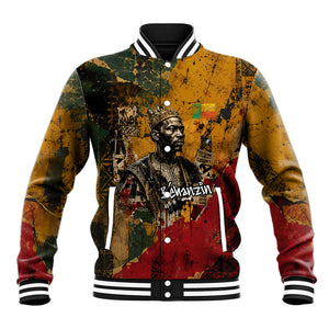 Benin Independence Day King Behanzin Baseball Jacket Dahomey Amazons National Motto