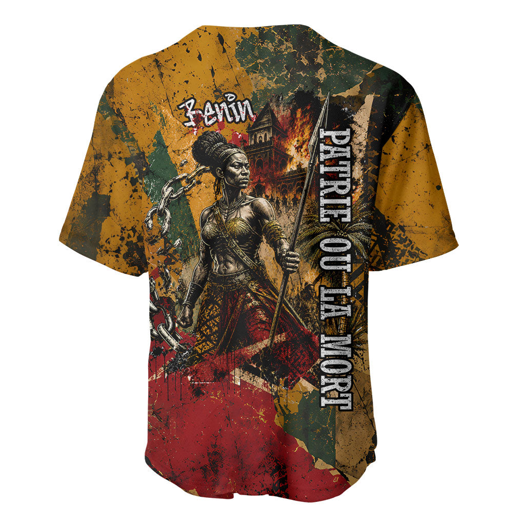 Benin Independence Day King Behanzin Baseball Jersey Dahomey Amazons National Motto