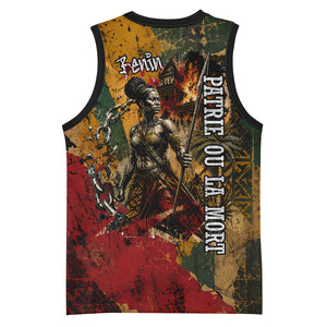 Benin Independence Day King Behanzin Basketball Jersey Dahomey Amazons National Motto