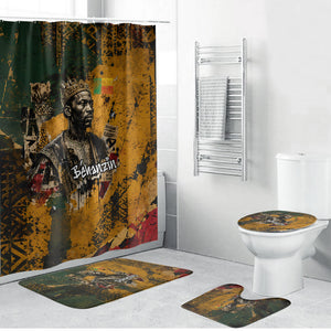 Benin Independence Day King Behanzin Bathroom Set Dahomey Amazons National Motto