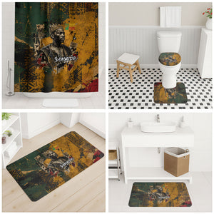 Benin Independence Day King Behanzin Bathroom Set Dahomey Amazons National Motto