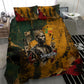 Benin Independence Day King Behanzin Bedding Set Dahomey Amazons National Motto
