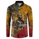 Benin Independence Day King Behanzin Button Sweatshirt Dahomey Amazons National Motto