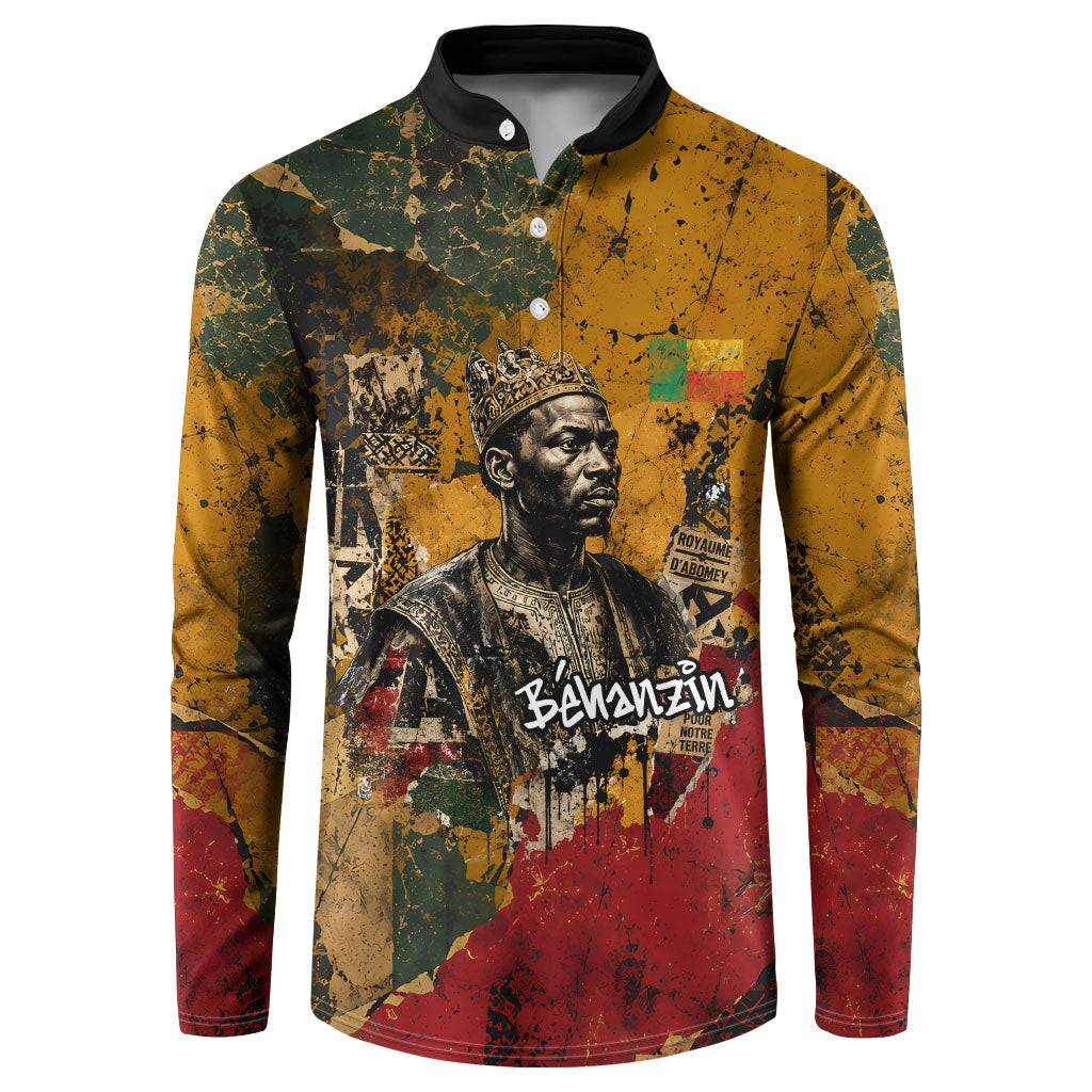 Benin Independence Day King Behanzin Button Sweatshirt Dahomey Amazons National Motto