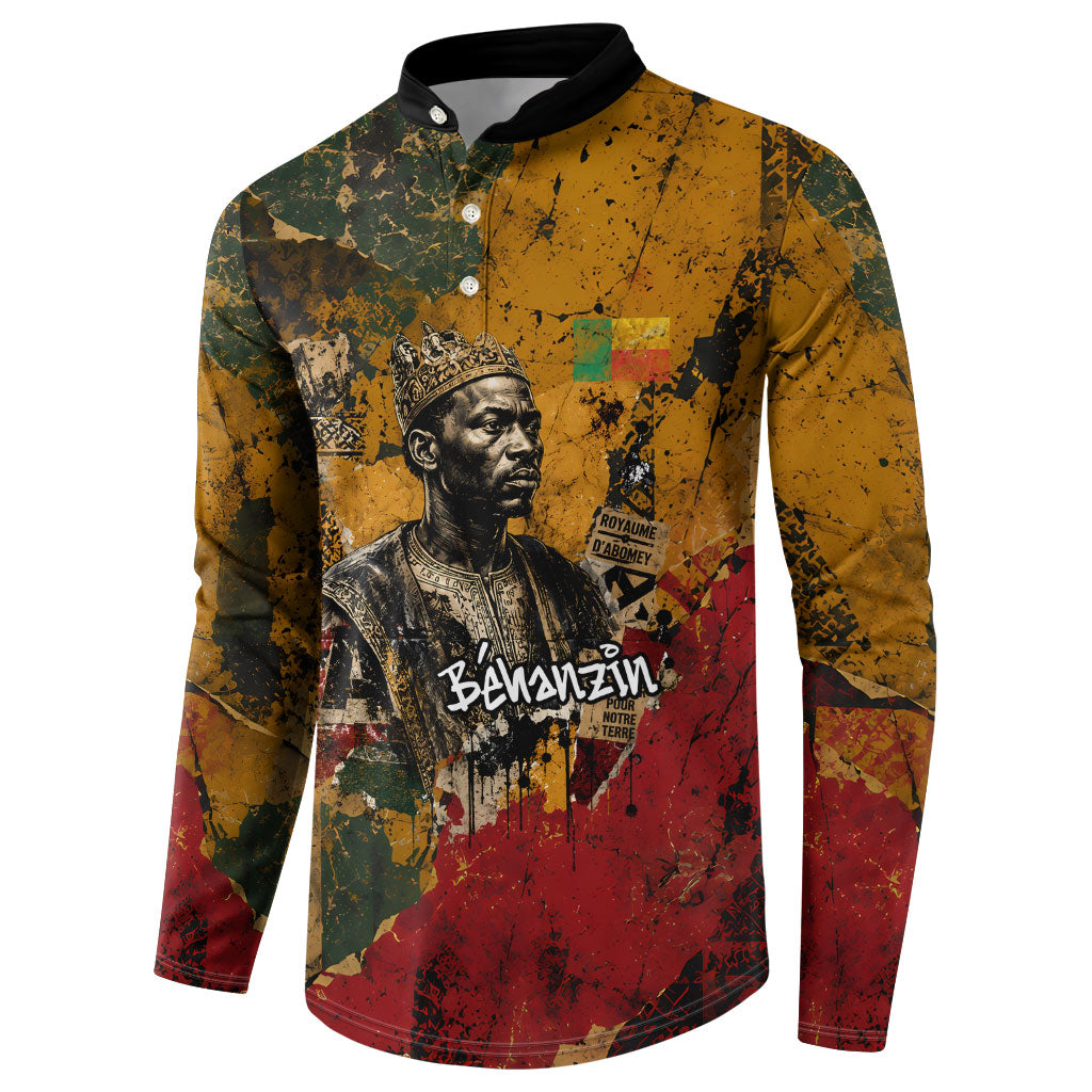 Benin Independence Day King Behanzin Button Sweatshirt Dahomey Amazons National Motto