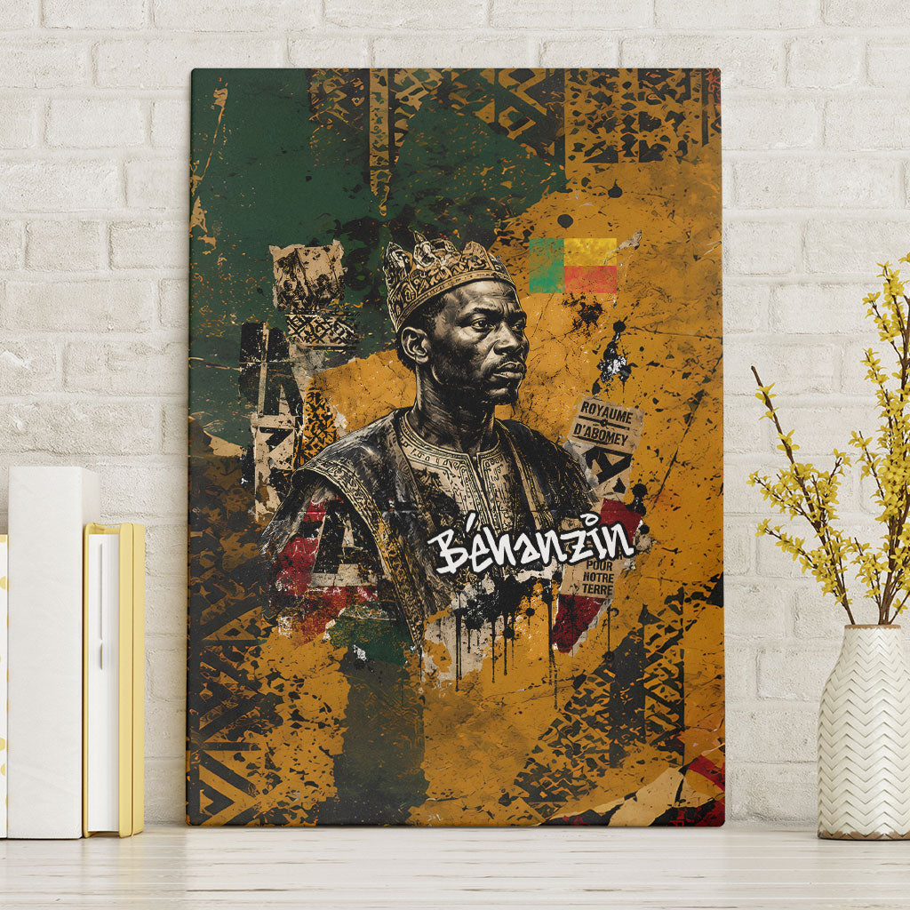 Benin Independence Day King Behanzin Canvas Wall Art Dahomey Amazons National Motto