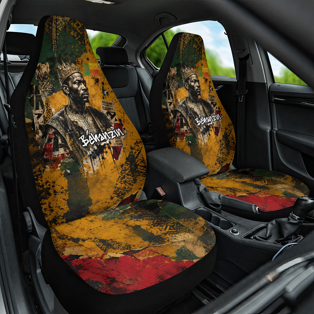 Benin Independence Day King Behanzin Car Seat Cover Dahomey Amazons National Motto