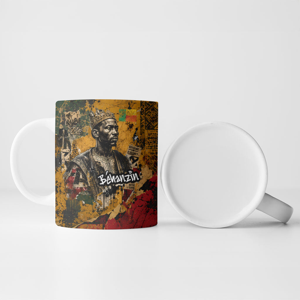 Benin Independence Day King Behanzin Ceramic Mug Dahomey Amazons National Motto
