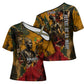 Benin Independence Day King Behanzin Cross Shoulder Shirt Dahomey Amazons National Motto