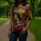 Benin Independence Day King Behanzin Cross Shoulder Shirt Dahomey Amazons National Motto