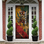 Benin Independence Day King Behanzin Door Cover Dahomey Amazons National Motto