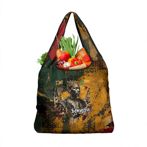 Benin Independence Day King Behanzin Grocery Bag Dahomey Amazons National Motto