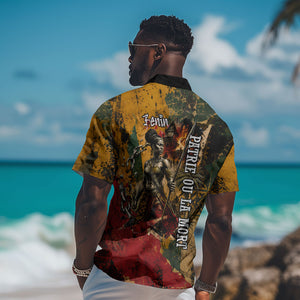 Benin Independence Day King Behanzin Hawaiian Shirt Dahomey Amazons National Motto