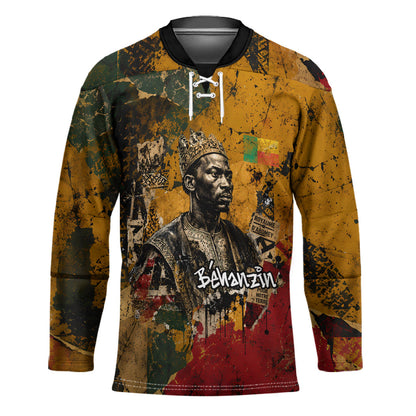 Benin Independence Day King Behanzin Hockey Jersey Dahomey Amazons National Motto