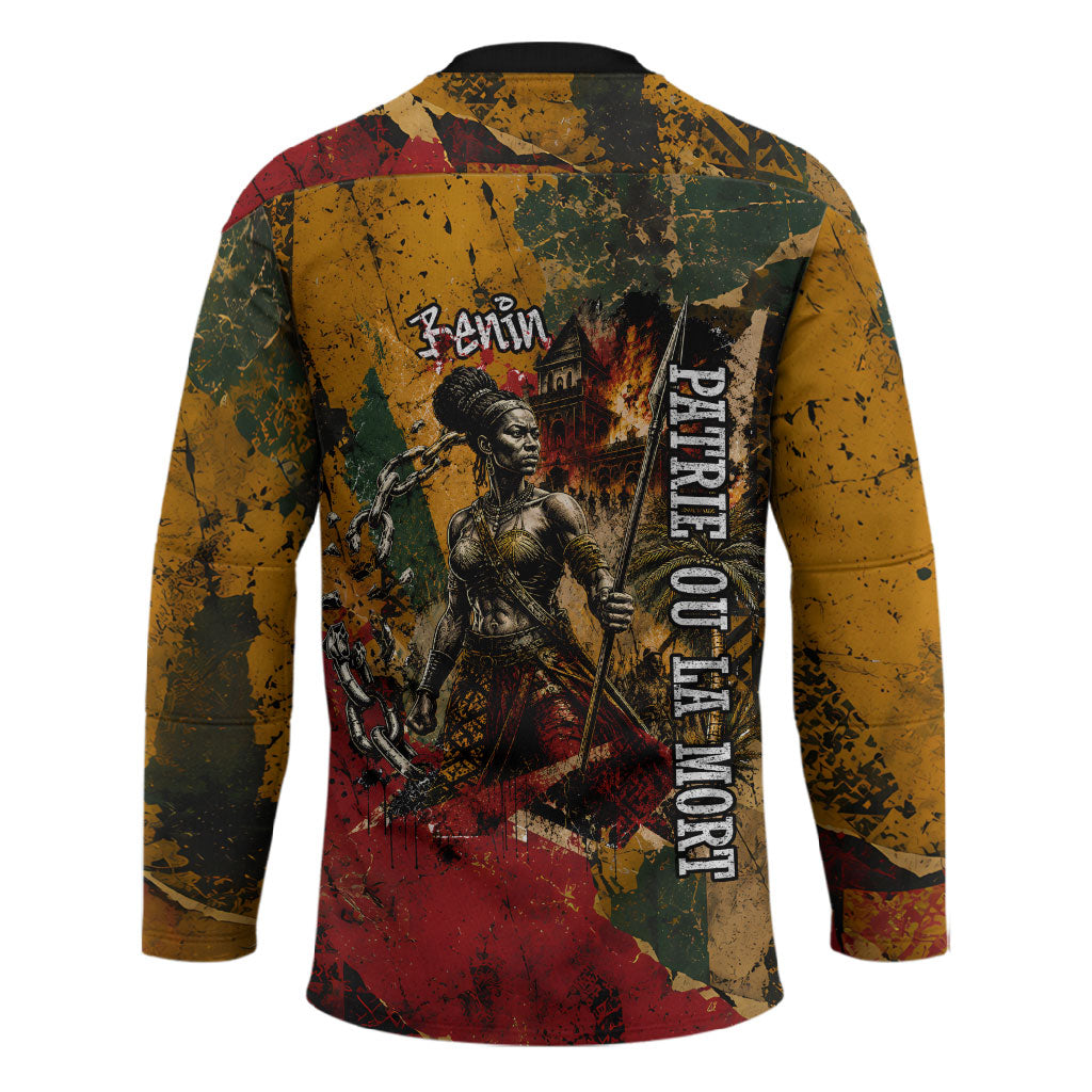 Benin Independence Day King Behanzin Hockey Jersey Dahomey Amazons National Motto