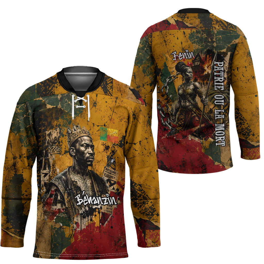 Benin Independence Day King Behanzin Hockey Jersey Dahomey Amazons National Motto