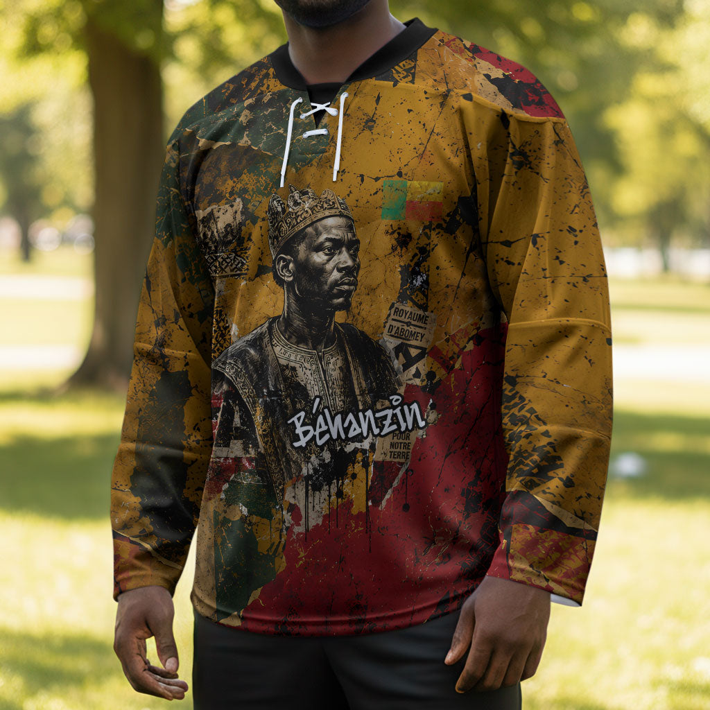 Benin Independence Day King Behanzin Hockey Jersey Dahomey Amazons National Motto