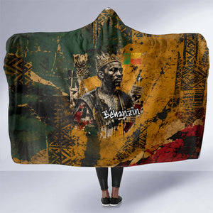 Benin Independence Day King Behanzin Hooded Blanket Dahomey Amazons National Motto