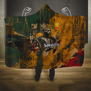 Benin Independence Day King Behanzin Hooded Blanket Dahomey Amazons National Motto
