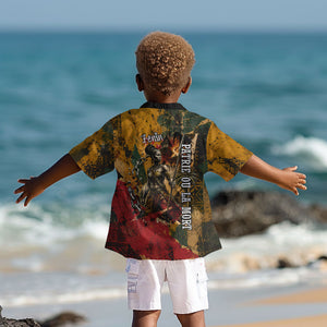 Benin Independence Day King Behanzin Kid Hawaiian Shirt Dahomey Amazons National Motto