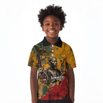 Benin Independence Day King Behanzin Kid Polo Shirt Dahomey Amazons National Motto