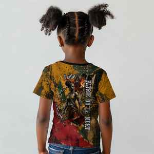Benin Independence Day King Behanzin Kid T shirt Dahomey Amazons National Motto