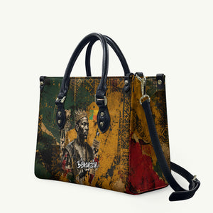 Benin Independence Day King Behanzin Leather Bag Dahomey Amazons National Motto