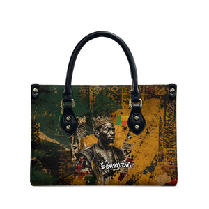 Benin Independence Day King Behanzin Leather Bag Dahomey Amazons National Motto