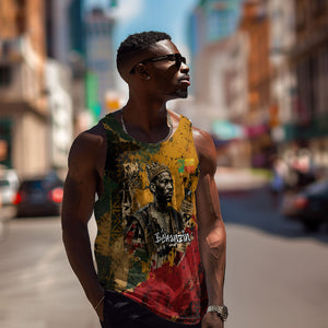Benin Independence Day King Behanzin Men Tank Top Dahomey Amazons National Motto