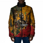 Benin Independence Day King Behanzin Padded Jacket Dahomey Amazons National Motto