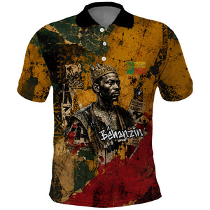 Benin Independence Day King Behanzin Polo Shirt Dahomey Amazons National Motto